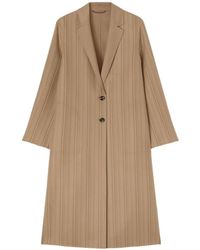 RETORI - Striped Reversible Virgin-Wool Coat - Lyst