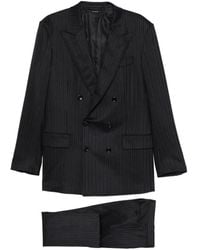 Tom Ford - Costume Croisé À Fines Rayures - Lyst