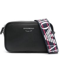 Emporio Armani - Borsa A Tracolla Con Logo - Lyst
