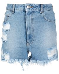 Gcds - Denim Shorts - Lyst