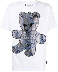 Philipp Plein - Teddy-Bear Motif Short-Sleeve T-Shirt - Lyst