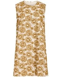 Marie Oliver - Yvette Floral-Embroidered Dress - Lyst