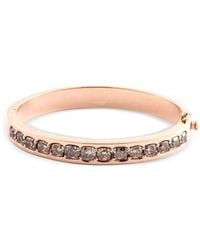 Sylva & Cie - Embellished Bangle Bracelet - Lyst