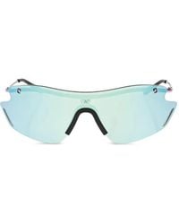 EA7 - Shield-Frame Mirrored Sunglasses - Lyst