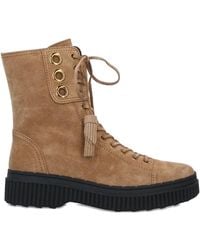 Tod's - Tod's Leather Ankle Boots - Lyst