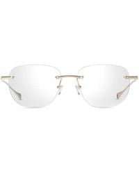 Dita Eyewear - Rahmenlose Lsa-130 Brille Mit Geometrischem Gestell - Lyst