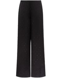 David Koma - Star Rhinestone-Embellished Wide-Leg Trousers - Lyst