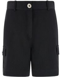 Ferragamo - Utility Wool Cargo Shorts - Lyst