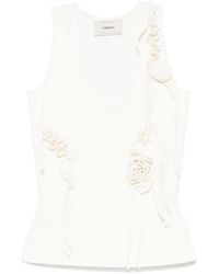 Coperni - Knitted Ribbon Tank Top - Lyst