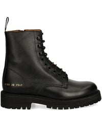 Common Projects - Leather Boots - Lyst