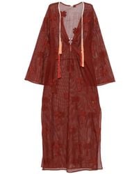 Johanna Ortiz - Palm Veil Tunic Dress - Lyst