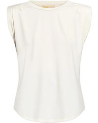 MICHAEL Michael Kors - Crew Neck Sleeveless Top - Lyst