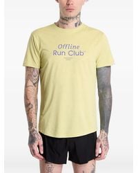 Saysky - Logo-Print Curved-Hem T-Shirt - Lyst