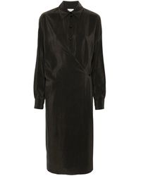 Lemaire - Robe-Chemise À Ourlet Asymétrique - Lyst