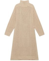 Maliparmi - High-Neck Knitted Midi Dress - Lyst