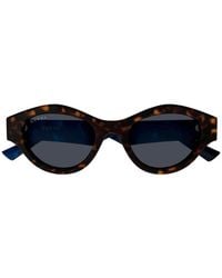 Gucci - Lunettes De Soleil À Effet Écailles De Tortue Gg - Lyst