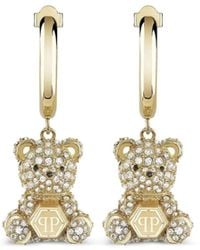 Philipp Plein - Pendientes de aro Teddy Valentine - Lyst