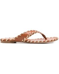 Gianvito Rossi - Lamb Silk Lamb Mekong Sedona Lamb Leather Silk Shoes - Lyst