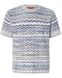 Missoni - Zigzag Pattern T-Shirt - Lyst