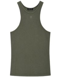 Anine Bing - Cole Ribbed Tank Top - Lyst