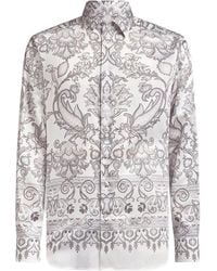 Etro - Overhemd Met Paisley-Print - Lyst