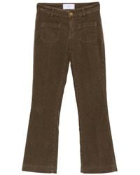 The Seafarer - Corduroy Flared Trousers - Lyst
