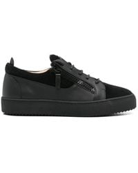 Giuseppe Zanotti - Frankie Double-Zip Low-Top Sneakers - Lyst