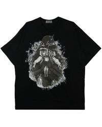 Yohji Yamamoto - T-shirt Met Grafische Print - Lyst