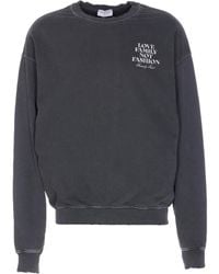FAMILY FIRST - Sweater Met Ronde Hals En Print - Lyst
