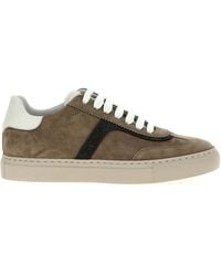 Brunello Cucinelli - Leather Sneakers - Lyst