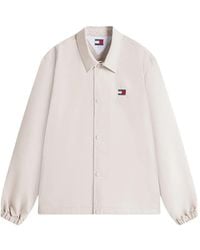 Tommy Hilfiger - Logo-Patch Overshirt - Lyst