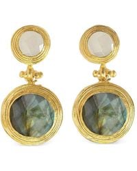 Ottoman Hands - Lilis Gemstone Drop Earrings - Lyst