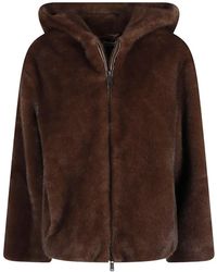 P.A.R.O.S.H. - Faux-Fur Hooded Jacket - Lyst