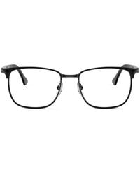 Persol - Brille Mit Eckigem Gestell - Lyst