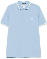 Comme des Garçons - Light Polo With Striped Trim And Button Closure - Lyst