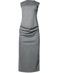 Burc Akyol - Caryatid Wool Maxi Dress - Lyst