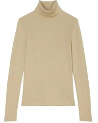 Marc O' Polo - Ribbed Turtleneck Top - Lyst