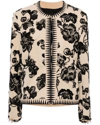 Undercover - Floral-jacquard Jacket - Lyst