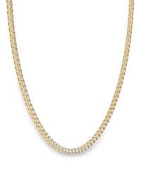 Diamond Essentials - Diamond Tennis Necklace - Lyst