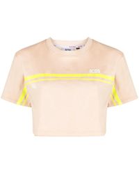 Gcds - Logo-Print Cotton T-Shirt - Lyst