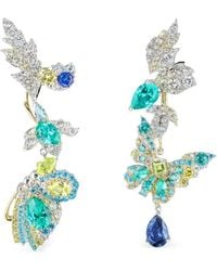 Anabela Chan - 14K And 18K Vermeil Garden Butterfly Multi-Stone Earrings - Lyst