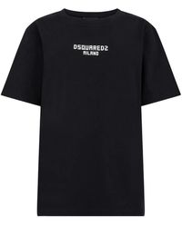 DSquared² - T-Shirt With Printed Logo - Lyst