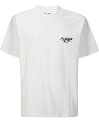 Carhartt - Friendship T-Shirt Mit Rundem Ausschnitt - Lyst