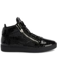 Giuseppe Zanotti - Baskets Mi-Montantes Kriss À Fini Verni - Lyst