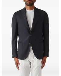 Lardini - Peak-Lapels Single-Breasted Blazer - Lyst