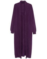 Frenckenberger - Open-Front Long Cardigan - Lyst