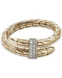 John Hardy - 14Kt Spear Diamond Ring - Lyst