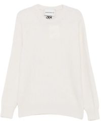 Amaranto - Gerippter Strickpullover - Lyst