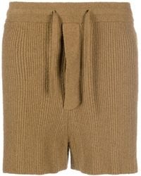 Nanushka - Knitted Drawstring Shorts - Lyst
