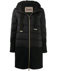 Herno Doudoune zippée mi-longue - Noir